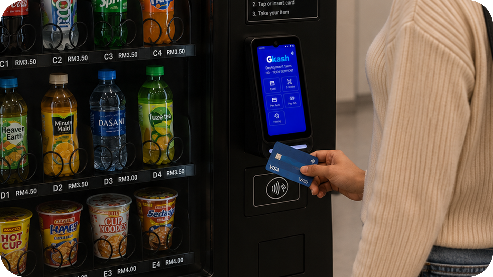 Gkash unattended payment solution