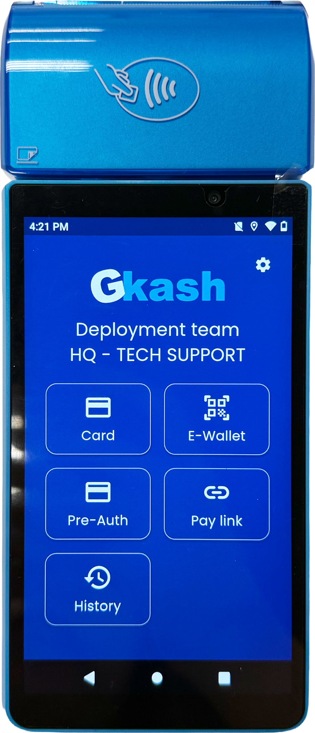 Gkash payment terminal